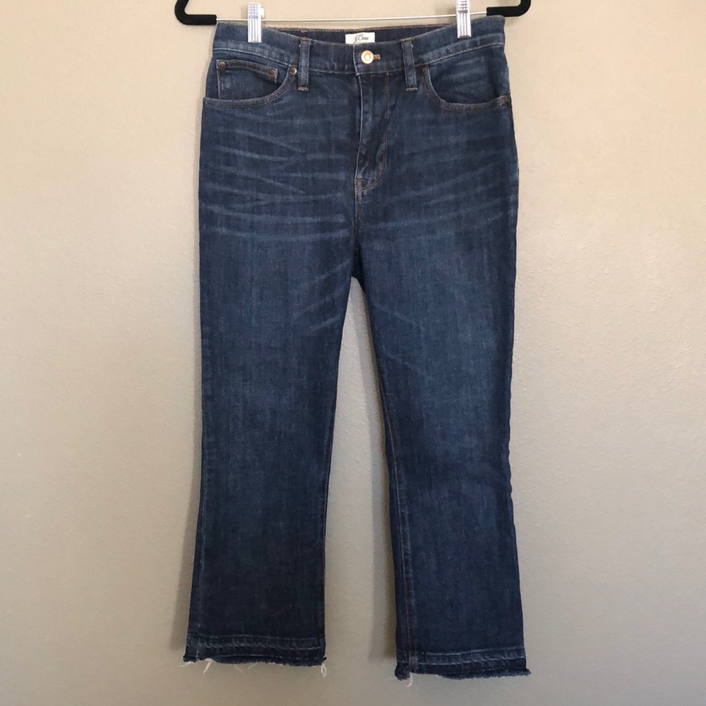 J. Crew Billie Demi Boot Crop Jean